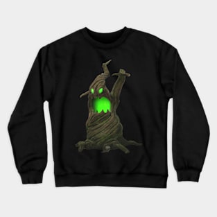 Scary tree halloween Crewneck Sweatshirt